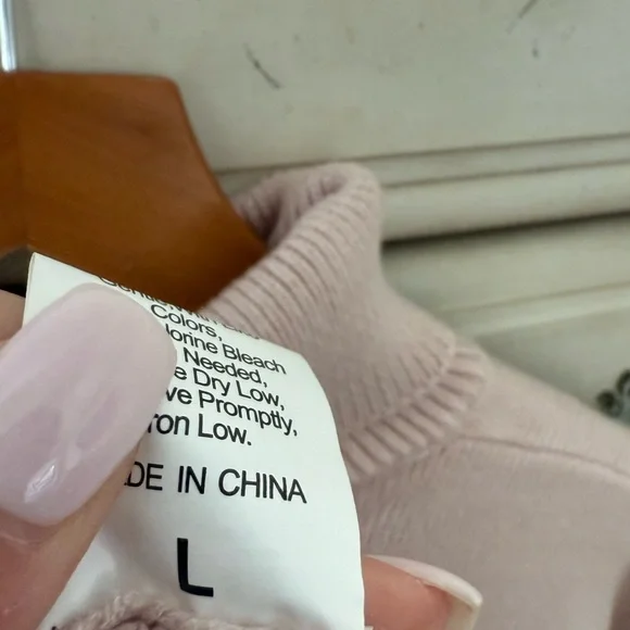 Vici Soft Lavender Turtleneck Sweater - Picture 4 of 5